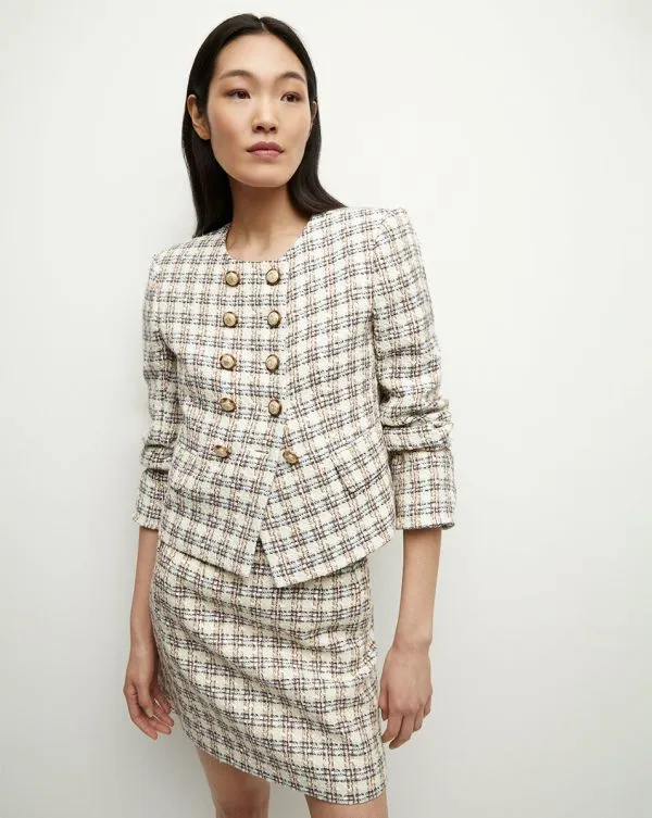 Bentley Tweed Jacket Ivoryandcamel Women Veronica Beard Jackets and Outerwear Bentley Tweed Jacket Ivoryandcamel Women Veronica Beard Jackets and Outerwear