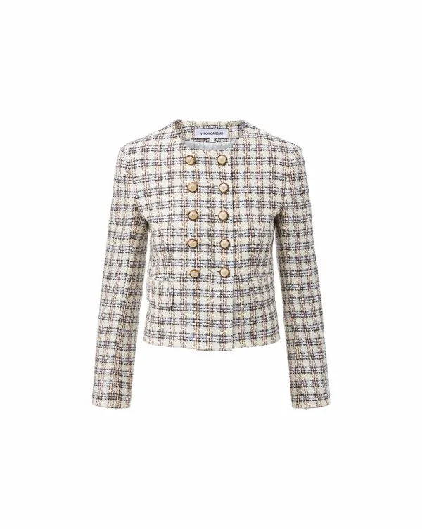 Bentley Tweed Jacket Ivoryandcamel Women Veronica Beard Jackets and Outerwear Bentley Tweed Jacket Ivoryandcamel Women Veronica Beard Jackets and Outerwear
