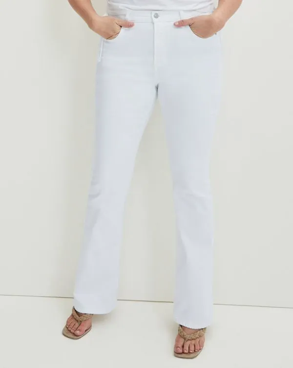 Beverly SkinnyFlare Jean Extended White Women Veronica Beard Jeans Beverly SkinnyFlare Jean Extended White Women Veronica Beard Jeans