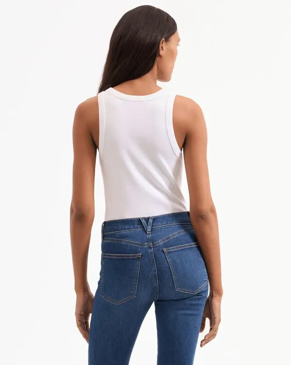 Birke Scoopneck Tank Top White Women Veronica Beard Tops Birke Scoopneck Tank Top White Women Veronica Beard Tops