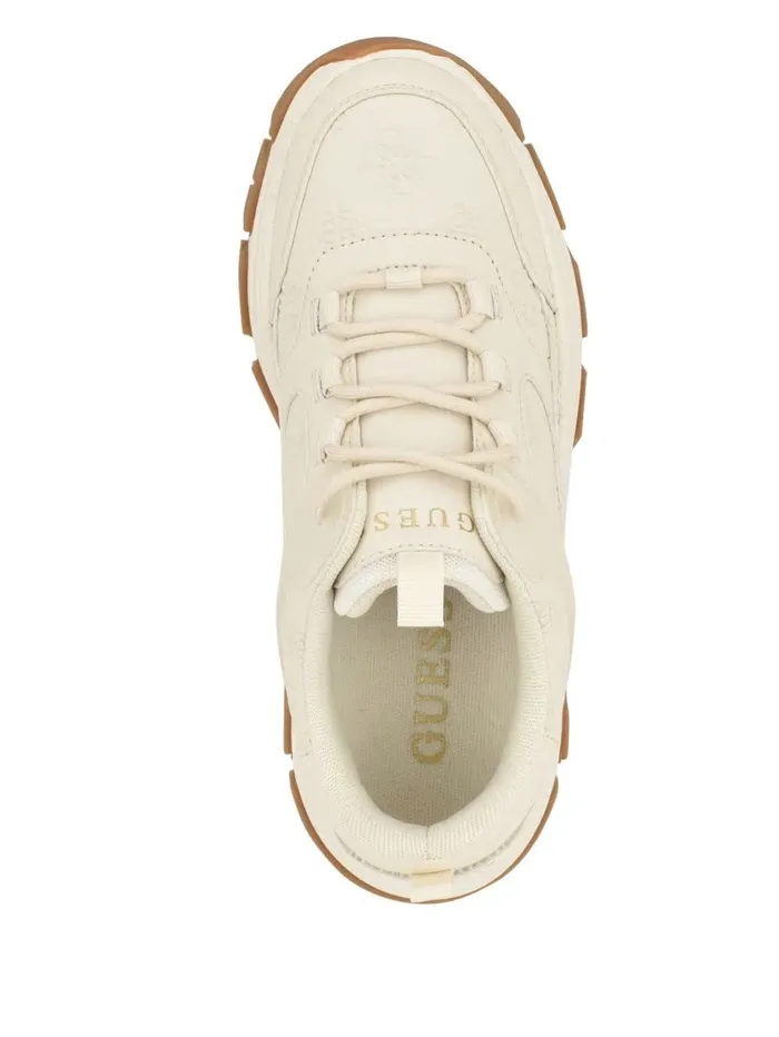 Bisun Signature Peony Sneakers Ivory 150 Women Sneakers GUESS Bisun Signature Peony Sneakers Ivory 150 Women Sneakers GUESS