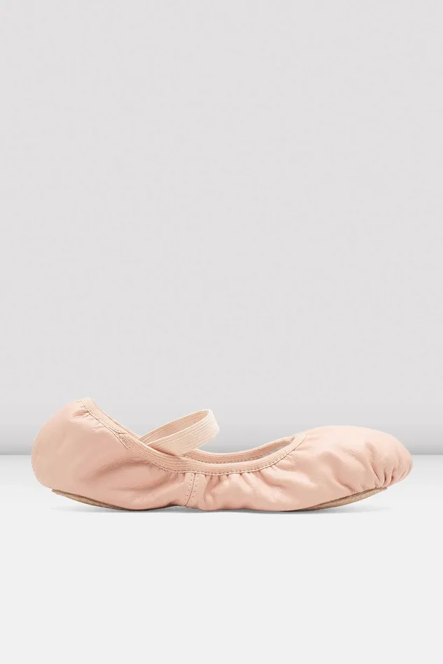 Bloch Ballet Adult Ladies Giselle Leather Ballet Shoes Theatrical Pink Leather
