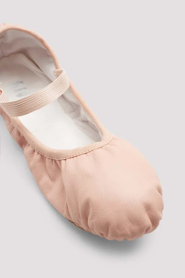 Bloch Ballet Adult Ladies Giselle Leather Ballet Shoes Theatrical Pink Leather