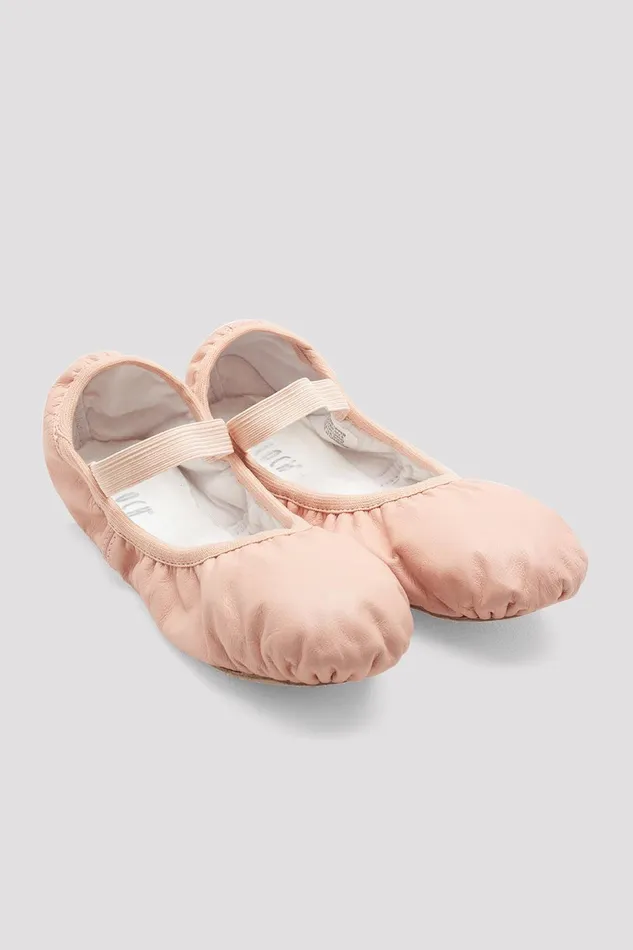 Bloch Ballet Adult Ladies Giselle Leather Ballet Shoes Theatrical Pink Leather