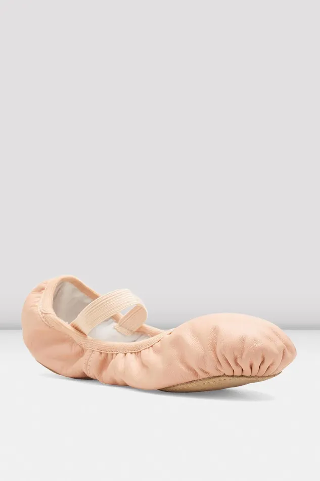 Bloch Ballet Adult Ladies Giselle Leather Ballet Shoes Theatrical Pink Leather