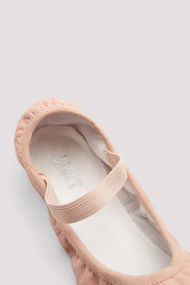 Bloch Ballet Adult Ladies Giselle Leather Ballet Shoes Theatrical Pink Leather