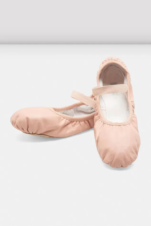 Bloch Ballet Adult Ladies Giselle Leather Ballet Shoes Theatrical Pink Leather