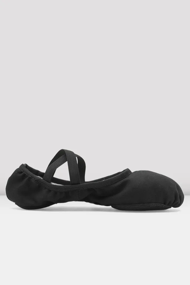 Bloch Ballet Children Childrens Performa Stretch Canvas Ballet Shoes Black Canvas