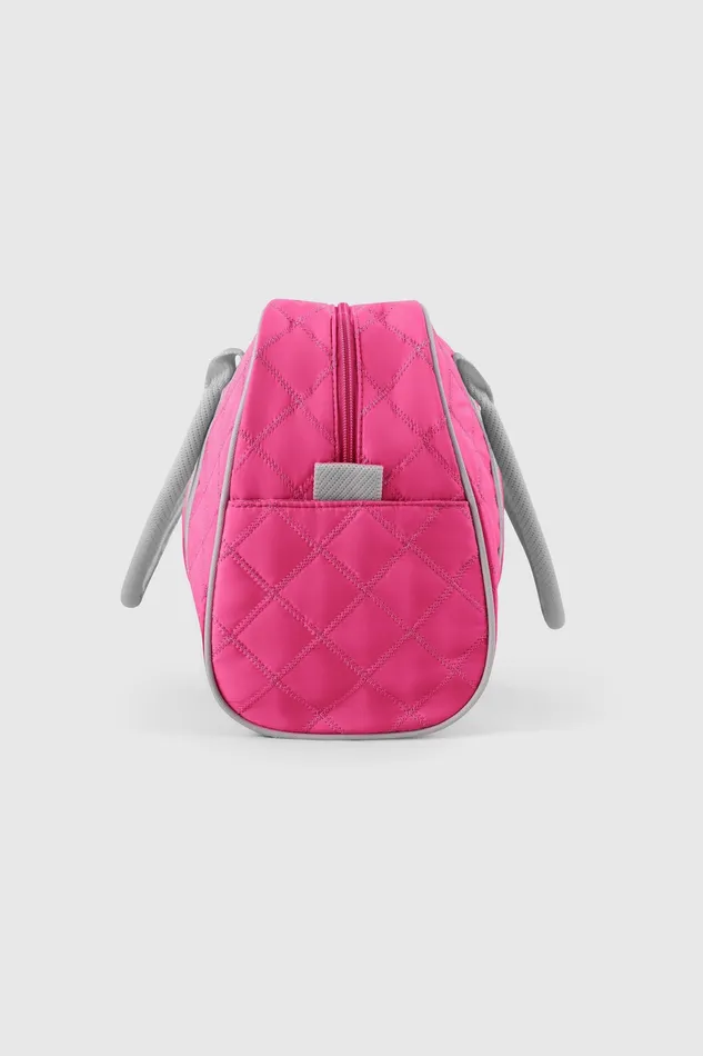 Bloch Bloch Quilted Encore Bag Raspberry Nylon Accessories Bags Bloch Bloch Quilted Encore Bag Raspberry Nylon Accessories Bags