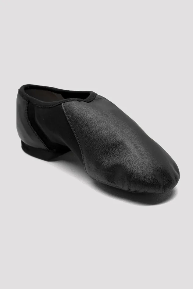 Bloch Childrens NeoFlex Slip On Leather Jazz Shoes Black Leather Children Jazz