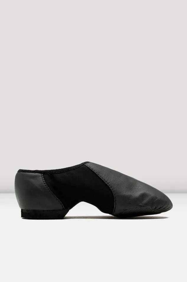 Bloch Childrens NeoFlex Slip On Leather Jazz Shoes Black Leather Children Jazz
