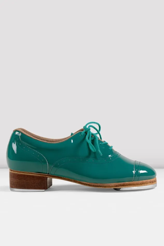 Bloch Ladies Jason Samuels Smith Patent Tap Shoes Verdigris Patent Adult Tap