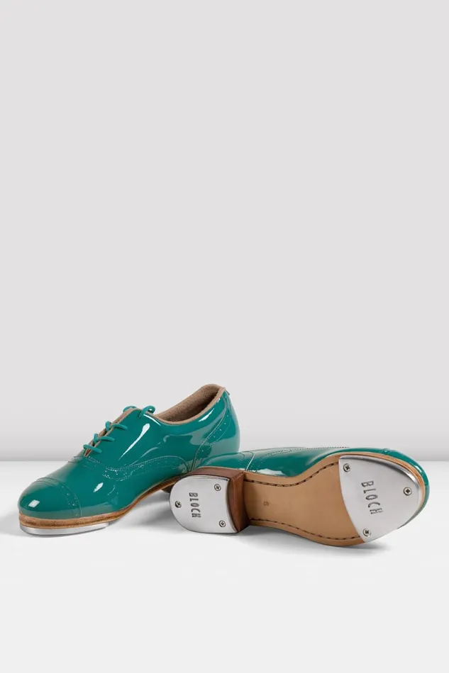 Bloch Ladies Jason Samuels Smith Patent Tap Shoes Verdigris Patent Adult Tap