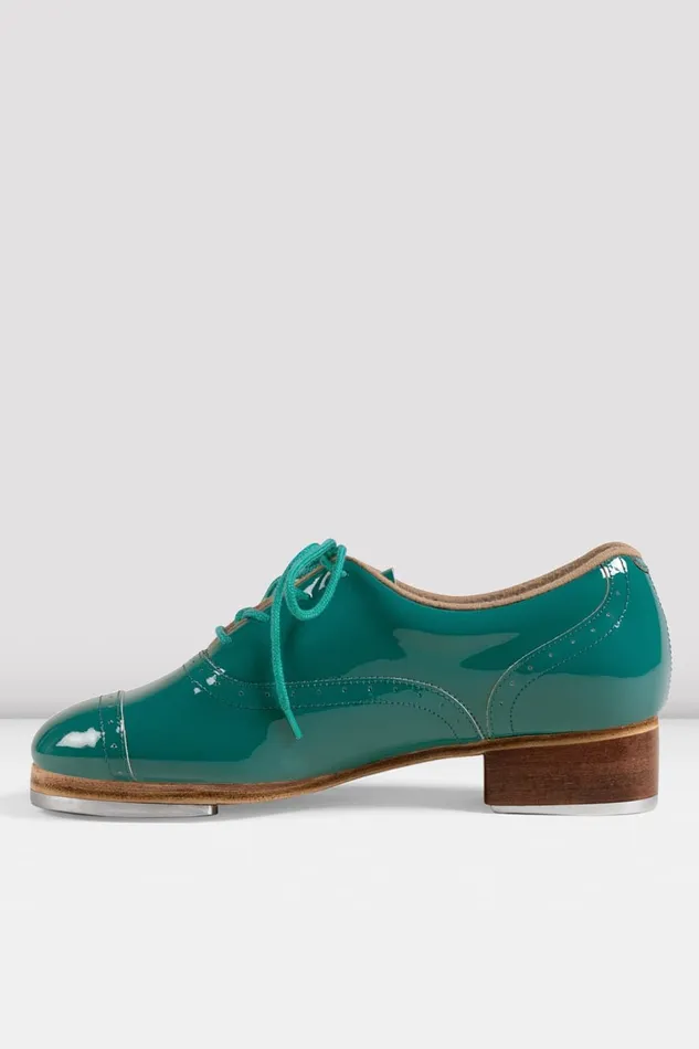 Bloch Ladies Jason Samuels Smith Patent Tap Shoes Verdigris Patent Adult Tap