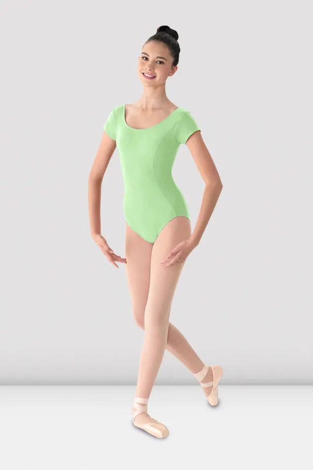 Bloch Ladies Mirella Cap Sleeve Princess Seam Leotard Seafoam Adult Leotards