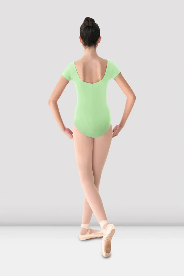 Bloch Ladies Mirella Cap Sleeve Princess Seam Leotard Seafoam Adult Leotards