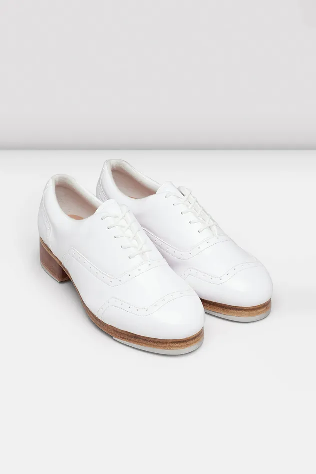 Bloch Mens Adult Mens Jason Samuels Smith Patent Tap Shoes White Patent