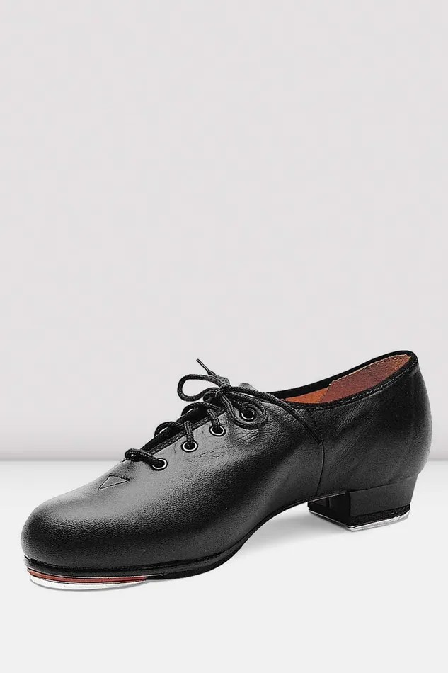 Bloch Mens Jazz Tap Leather Tap Shoes Black Leather Adult Tap