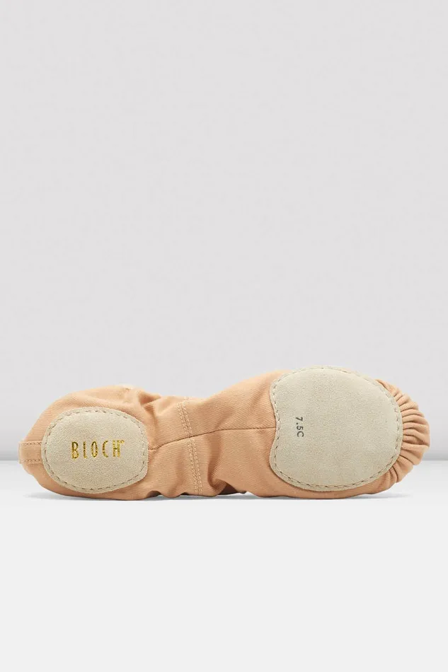 Bloch Mens Performa Stretch Canvas Ballet Shoes Sand Canvas Adult Ballet
