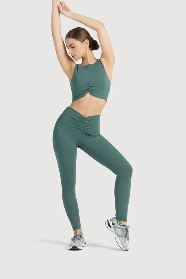 Bloch Technique 78 Scrunch Legging Moss Leggings Bloch Adult