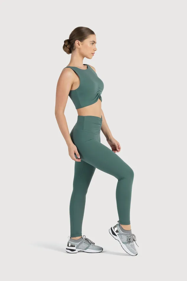 Bloch Technique 78 Scrunch Legging Moss Leggings Bloch Adult Bloch Technique 78 Scrunch Legging Moss Leggings Bloch Adult