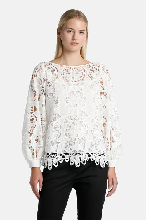 Blouses and Shirts Basica Basica White Luisa Spagnoli Women