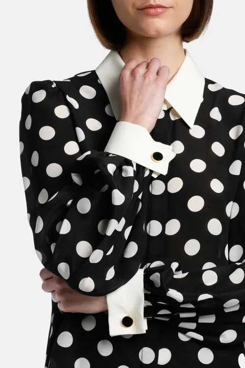 Blouses and Shirts Luisa Spagnoli Women Bonbon Bonbon BlackCream