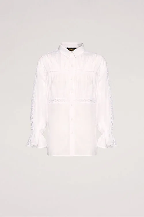 Blouses and Shirts Women Luisa Spagnoli Balsamica Balsamica White Blouses and Shirts Women Luisa Spagnoli Balsamica Balsamica White
