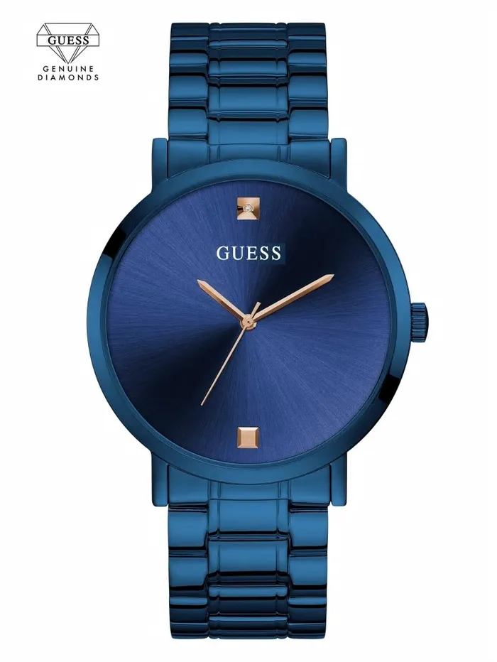 Blue Diamond Analog Watch Rainbow WomenMen Watches GUESS
