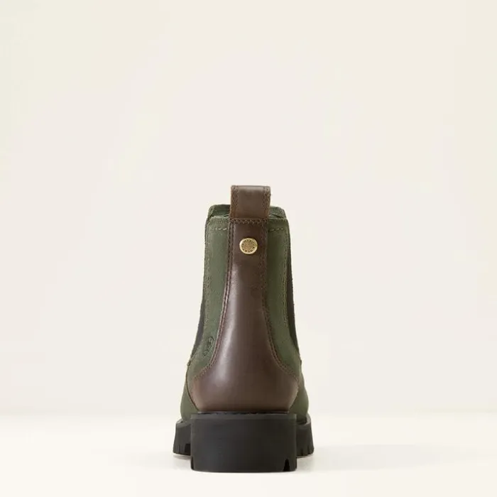 Booties Women Ariat Wexford Lug Waterproof Chelsea Boot Forest Night