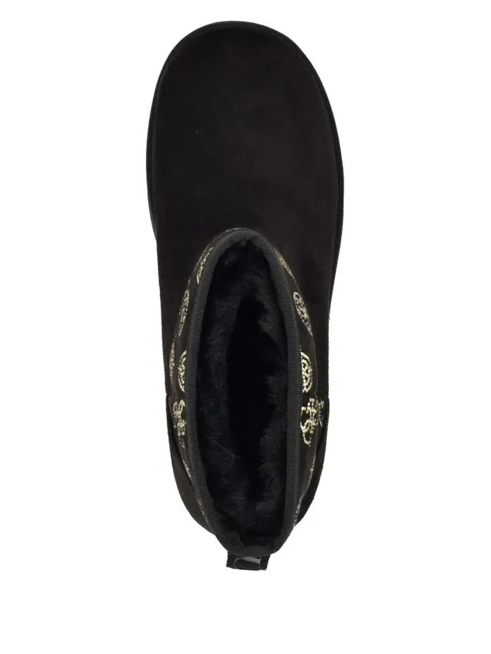 Boots and Booties GUESS Women Jilla Platform FauxSuede Booties Black 001 Boots and Booties GUESS Women Jilla Platform FauxSuede Booties Black 001