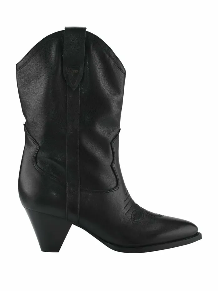 Boots and Booties Women GUESS Odilia Cowboy Boots Black 002 Boots and Booties Women GUESS Odilia Cowboy Boots Black 002
