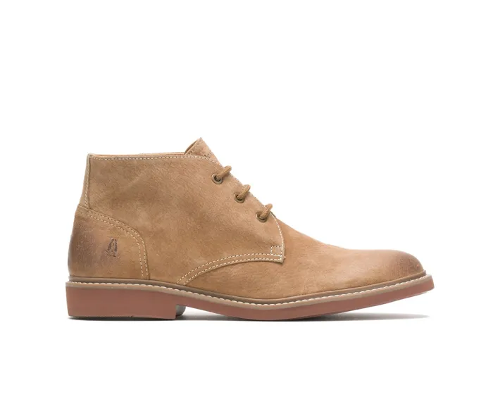 Boots Men Detroit Chukka Chestnut Suede Hush Puppies