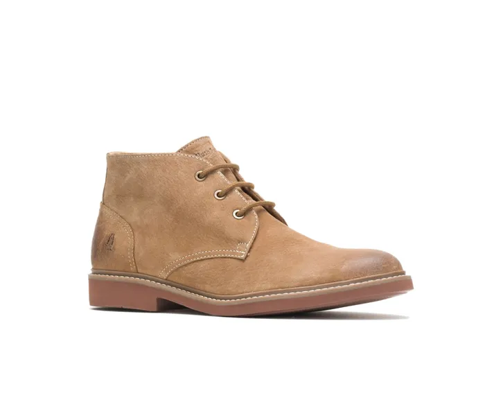 Boots Men Detroit Chukka Chestnut Suede Hush Puppies