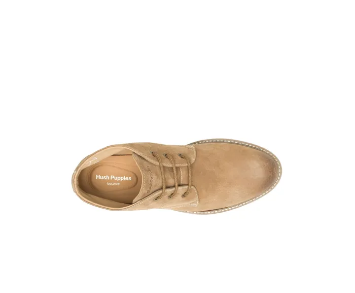 Boots Men Detroit Chukka Chestnut Suede Hush Puppies