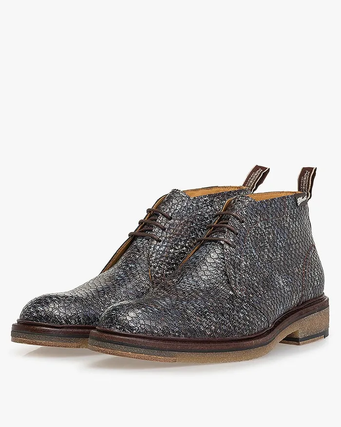 Boots Men Floris Van Bommel De Tanker 0401 Printedleather