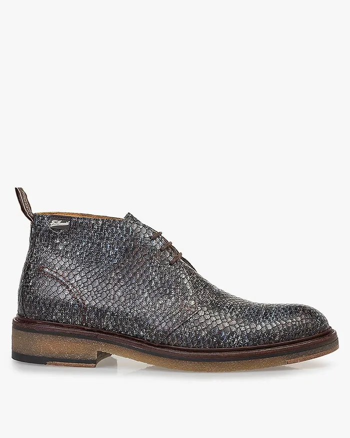 Boots Men Floris Van Bommel De Tanker 0401 Printedleather