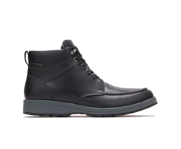 Boots Men Hush Puppies Beauceron Tall Ice Black Waterproof Leather