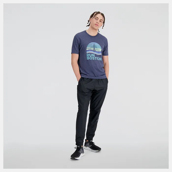Boston Bridge Graphic TShirt VICTORY BLUE Men Shirts New Balance