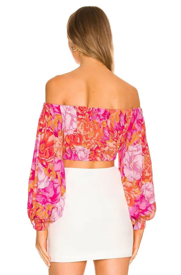 Bosworth Top Chai Floral Print Women Lovers and Friends Tops Bosworth Top Chai Floral Print Women Lovers and Friends Tops