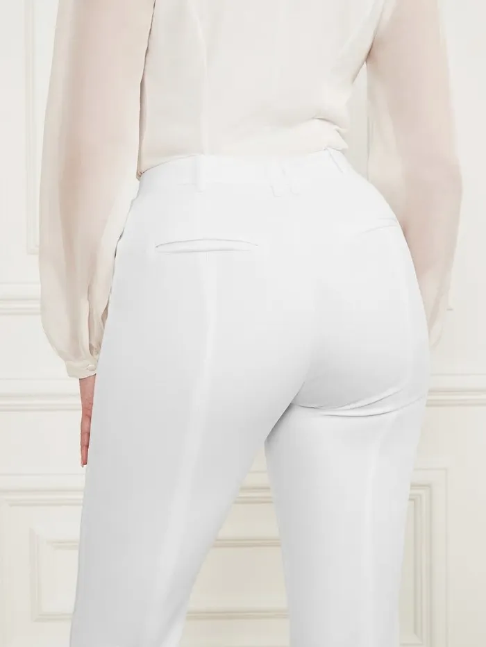 Bottoms Franca Flared Pant Pale Pearl GUESS Women Bottoms Franca Flared Pant Pale Pearl GUESS Women