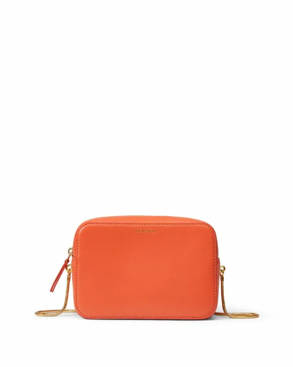 Boxy Chain Crossbody Persimmon Women Veronica Beard Handbags Boxy Chain Crossbody Persimmon Women Veronica Beard Handbags