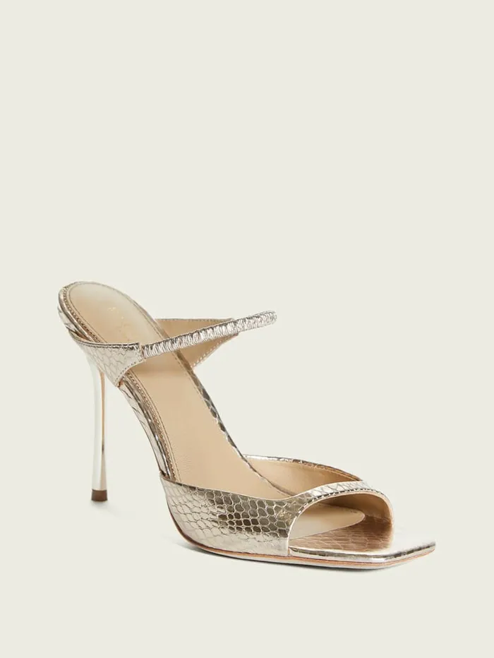 Brielle Satin Sandal Rose Gold Heels GUESS Women