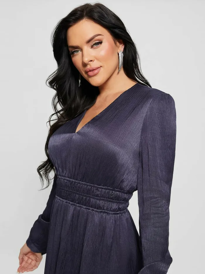 Brigida Dress Blackened Blue Dresses and Jumpsuits GUESS Women Brigida Dress Blackened Blue Dresses and Jumpsuits GUESS Women