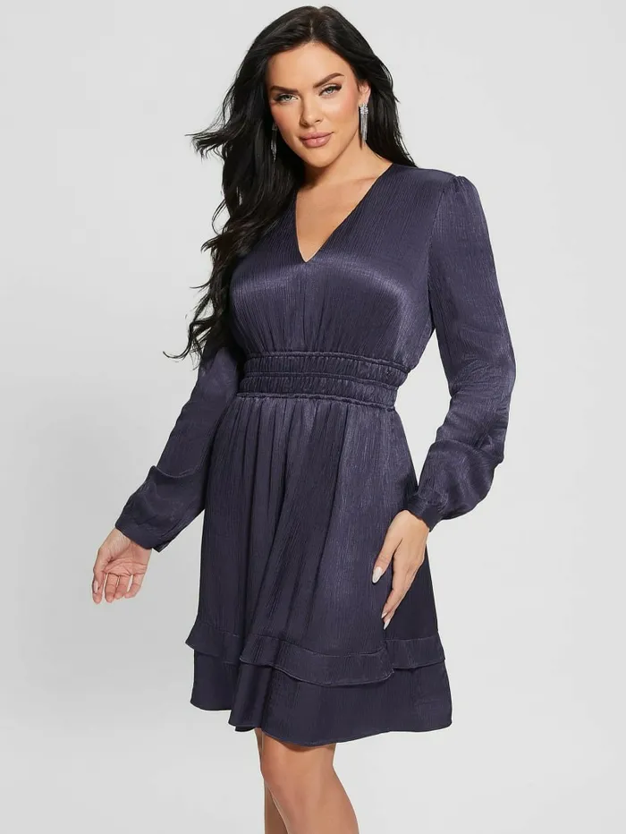 Brigida Dress Blackened Blue Dresses and Jumpsuits GUESS Women Brigida Dress Blackened Blue Dresses and Jumpsuits GUESS Women