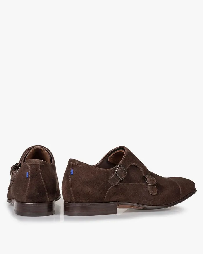 Buckle Shoes Men Floris Van Bommel Gilli 0403 Suede