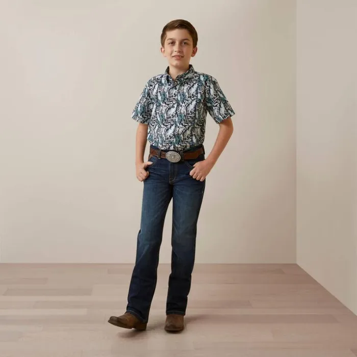 Button Down Shirts Kids Ariat O039shea Classic Fit Shirt White Button Down Shirts Kids Ariat O039shea Classic Fit Shirt White