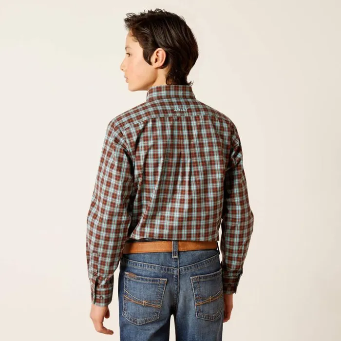 Button Down Shirts Kids Ariat Pro Series Brett Classic Fit Shirt Bitter Chocolate Button Down Shirts Kids Ariat Pro Series Brett Classic Fit Shirt Bitter Chocolate