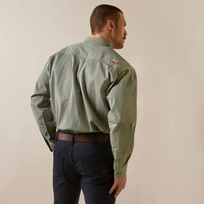 Button Down Shirts Men Ariat FR Chisolm Logo Work Shirt Beetle Button Down Shirts Men Ariat FR Chisolm Logo Work Shirt Beetle