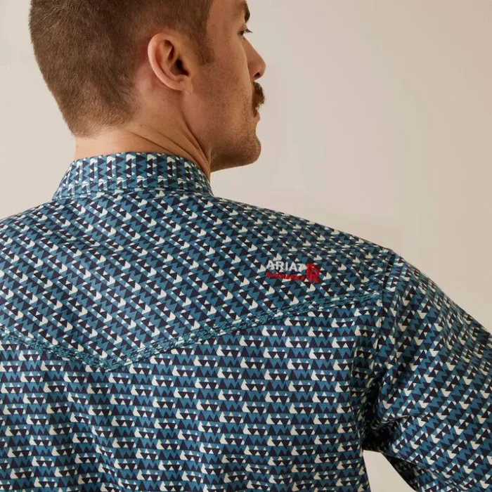 Button Down Shirts Men Ariat FR Earp Retro Fit Snap Work Shirt Storm Blue Button Down Shirts Men Ariat FR Earp Retro Fit Snap Work Shirt Storm Blue